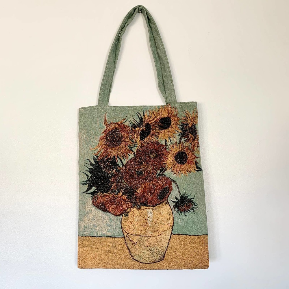 Sunflower Tapestry Tote Bag by Rolande Du Dreuilh